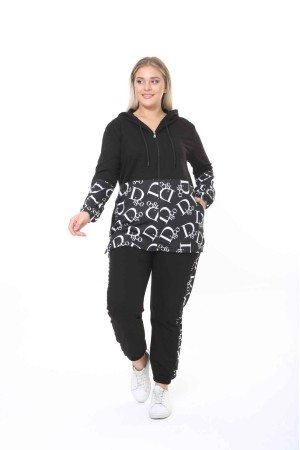 92120 TOPTAN SİYAH EŞOFMAN TAKIM