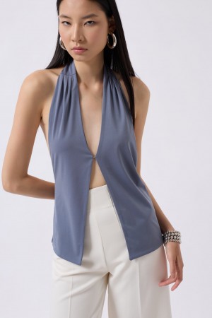 F42912791167159 GRAY BLOUSE