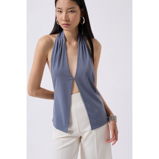 F42912791167159 GRAY BLOUSE