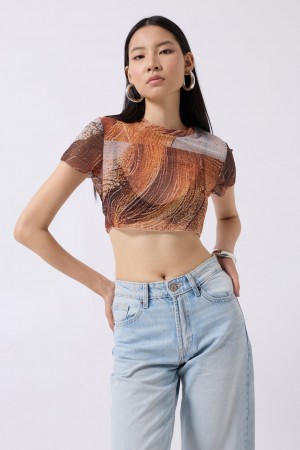 F42912821018807 TURUNCU BLUZ