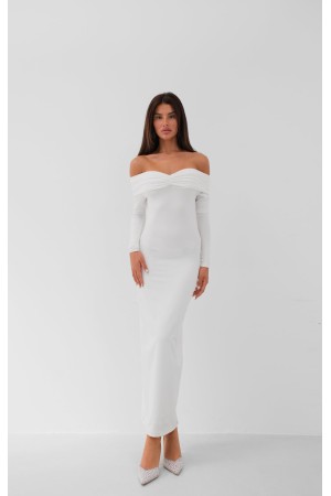 F42912965460151 EKRU ELBİSE