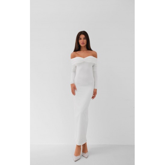 F42912965460151 EKRU ELBİSE