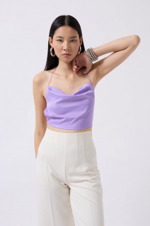 F42913016807607 LİLA BLUZ