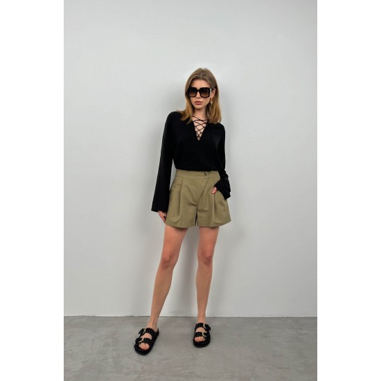 F42913068122295 SİYAH BLUZ