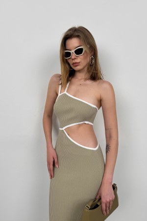 F42913090830519 BEIGE DRESS