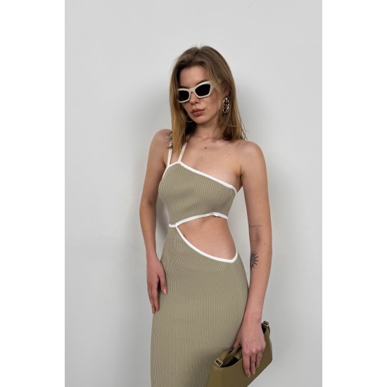 F42913090830519 BEIGE DRESS