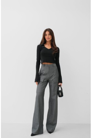 F42913220198583 SİYAH BLUZ