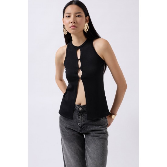 F42913318437047 SİYAH BLUZ