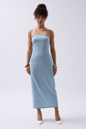 F42913349206199 MAVİ ELBİSE