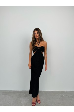 F43146460922039 SİYAH ELBİSE