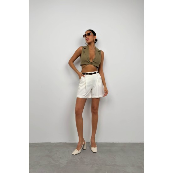 F43287118086327 KHAKI WAISTCOAT