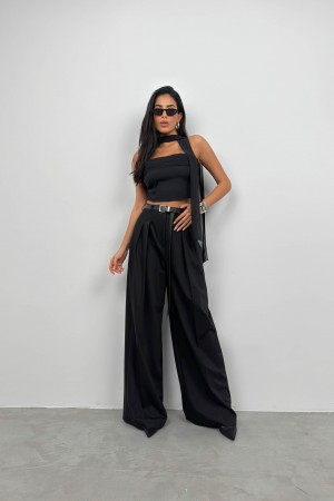 F43287138304183 SİYAH BLUZ