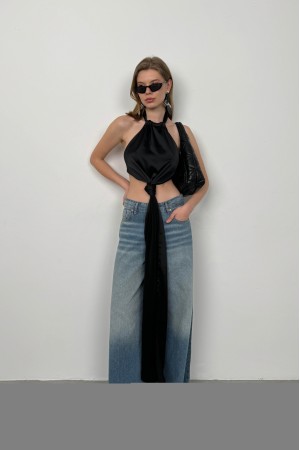 F43287363944631 SİYAH BLUZ