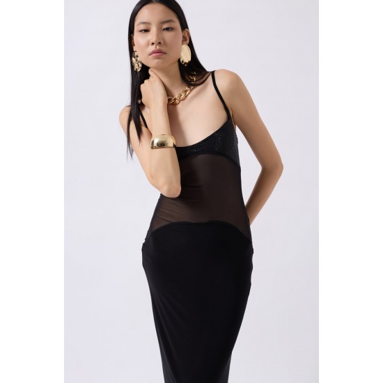 F43287731503287 SİYAH ELBİSE