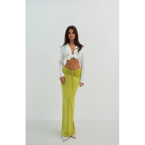 F43287747887287 YEŞİL ETEK