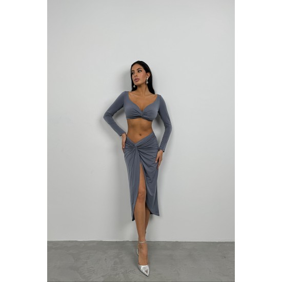 F43287787077815 GRAY SKIRT