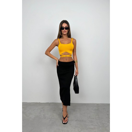 F43287803691191 ORANGE BLOUSE