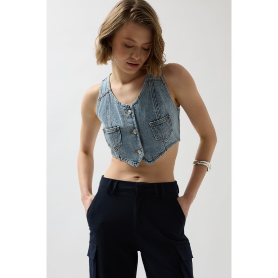 F43287920410807 MAVİ YELEK