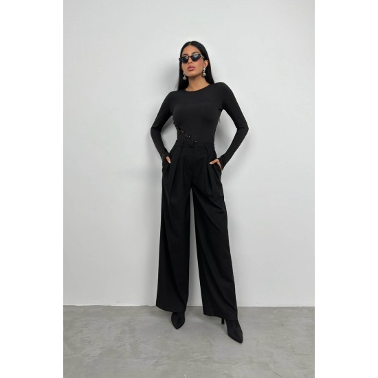 F43287921950903 BLACK BLOUSE