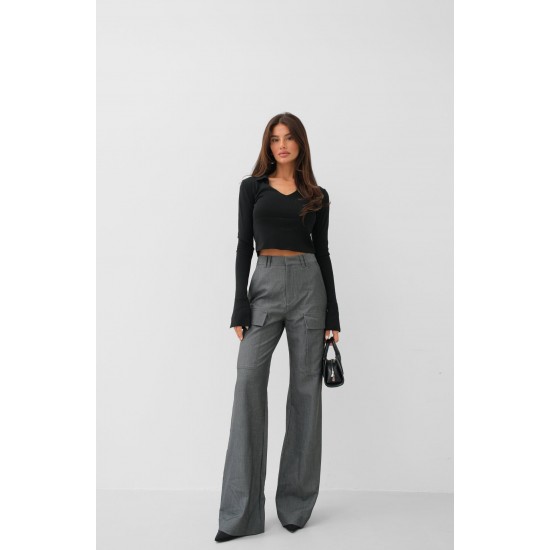 F43287966220471 BLACK BLOUSE