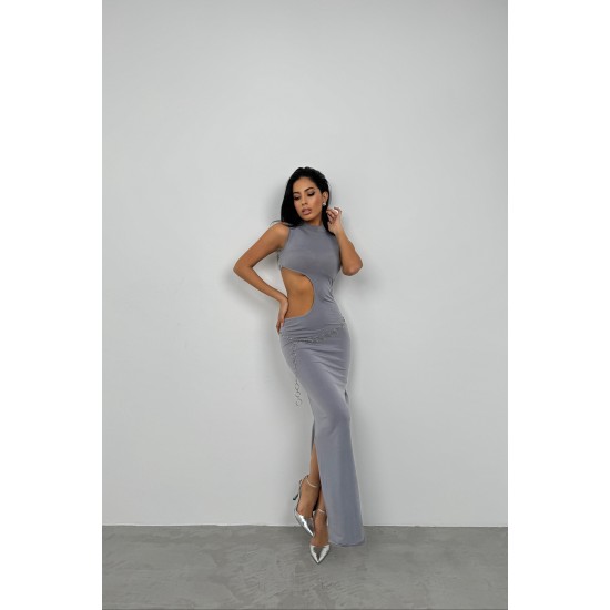 F43287996104887 GRAY DRESS