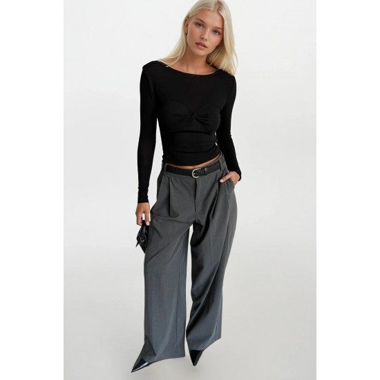 F43288018616503 BLACK BLOUSE