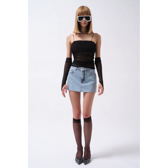 F43288071569591 SİYAH BLUZ