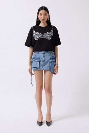 F43309326467255 BLUE SKIRT