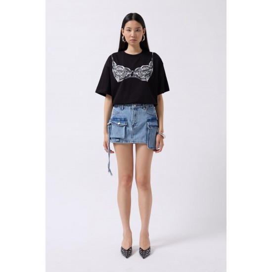 F43309326467255 BLUE SKIRT