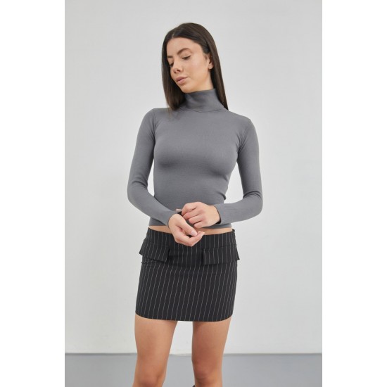 F43328039944375 GRAY BLOUSE