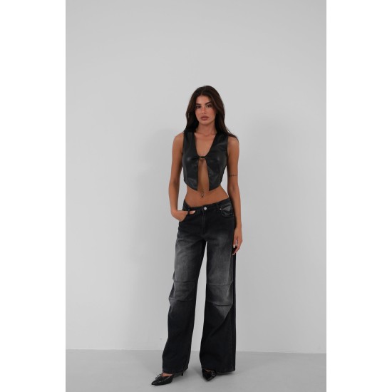 F43657683894455 SİYAH YELEK