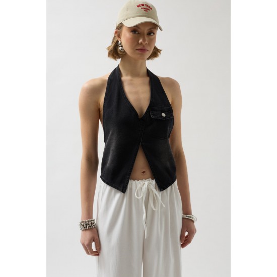 F43720991080631 SİYAH YELEK