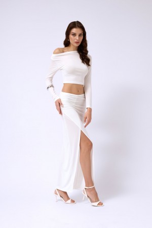 F44398214676663 BEYAZ BLUZ