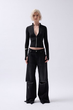 F44402799050935 BLACK BLOUSE