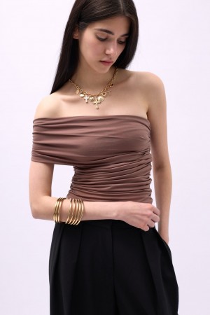 F44423637532855 VİZON BLUZ