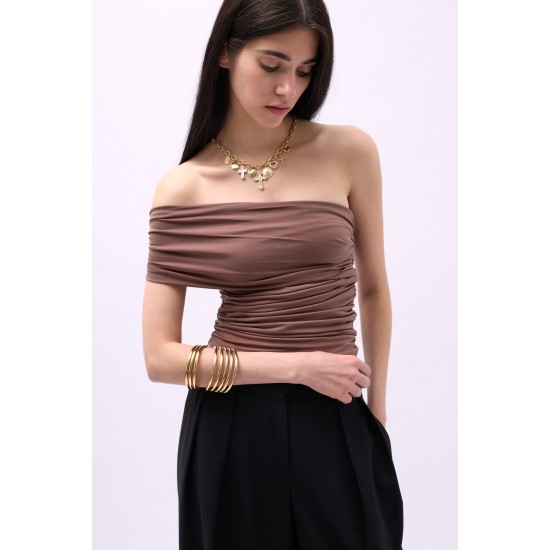 F44423637532855 VİZON BLUZ