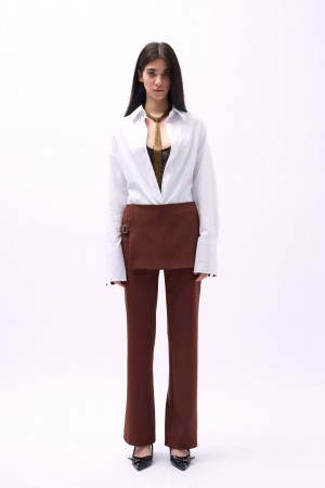 F44429078692023 BROWN TROUSERS