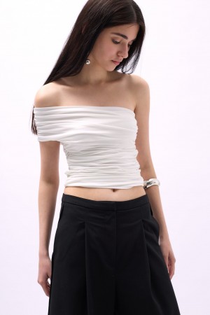 F44437068021943 BEYAZ BLUZ