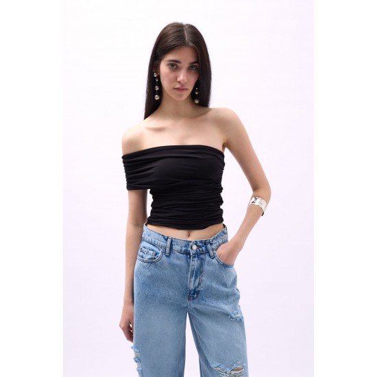 F44437069824183 SİYAH BLUZ