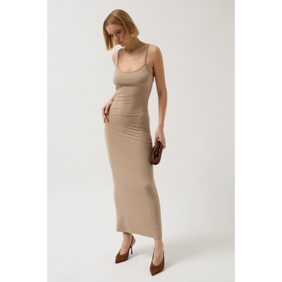 F44528307863735 BEJ ELBİSE