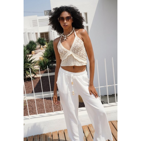 F44672759267511 EKRU PANTOLON