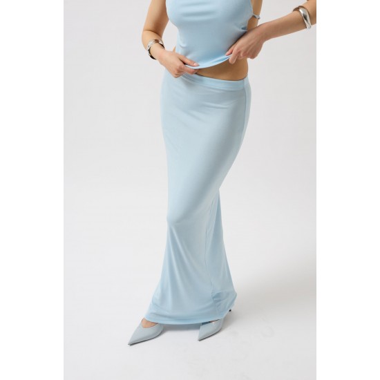 F44677843255479 BLUE SKIRT