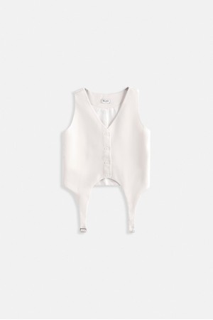 F44677851742391 WHITE WAISTCOAT