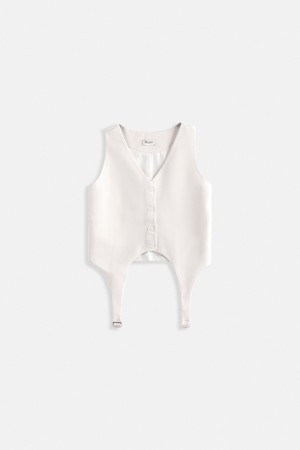 F44677851775159 BEYAZ YELEK