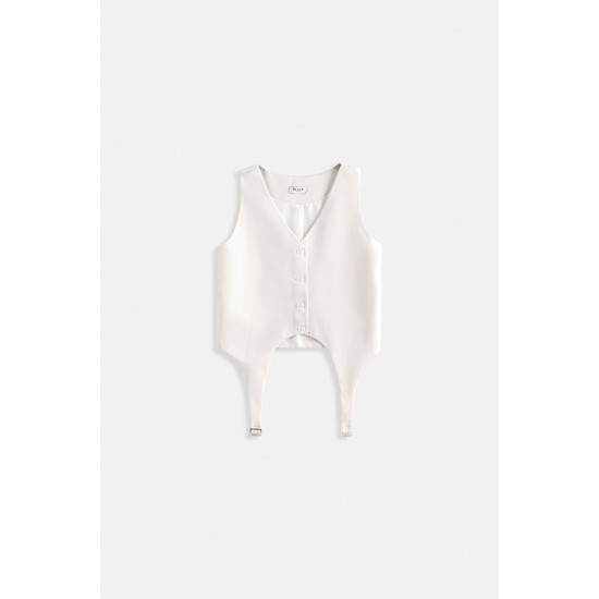 F44677851840695 BEYAZ YELEK