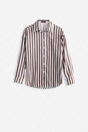 F44678292832439 BROWN SHIRT