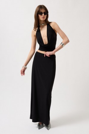 F44764232188087 BLACK SKIRT