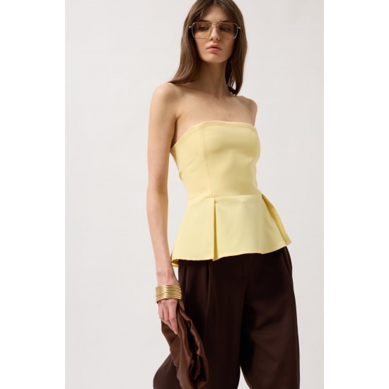 F44764475523255 YELLOW BLOUSE