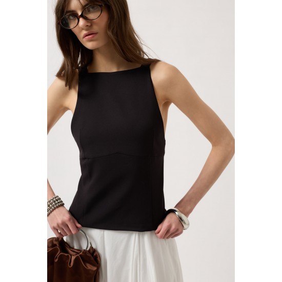 F44764539322551 SİYAH BLUZ