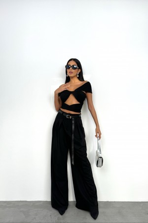 F44846664122551 BLACK TROUSERS